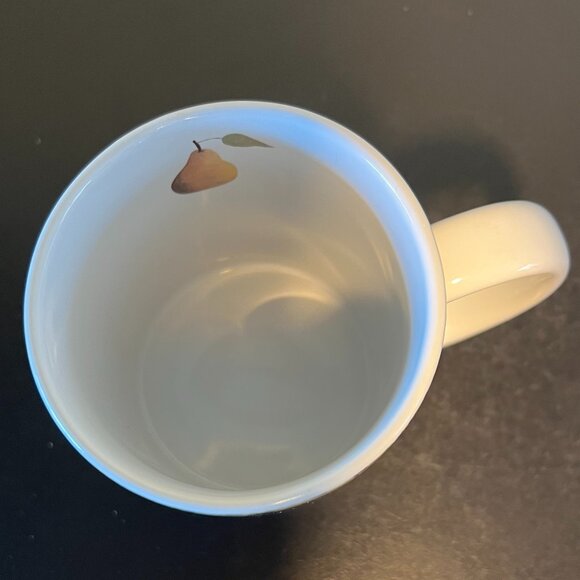 Vintage LANG & WISE “Roses and Pears” Ceramic Mug ~ Artwork by Anna Krajewski - Picture 10 of 13